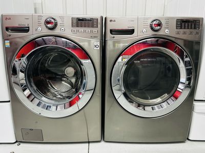 Lg Steam Electric Front Load Set/Stackable