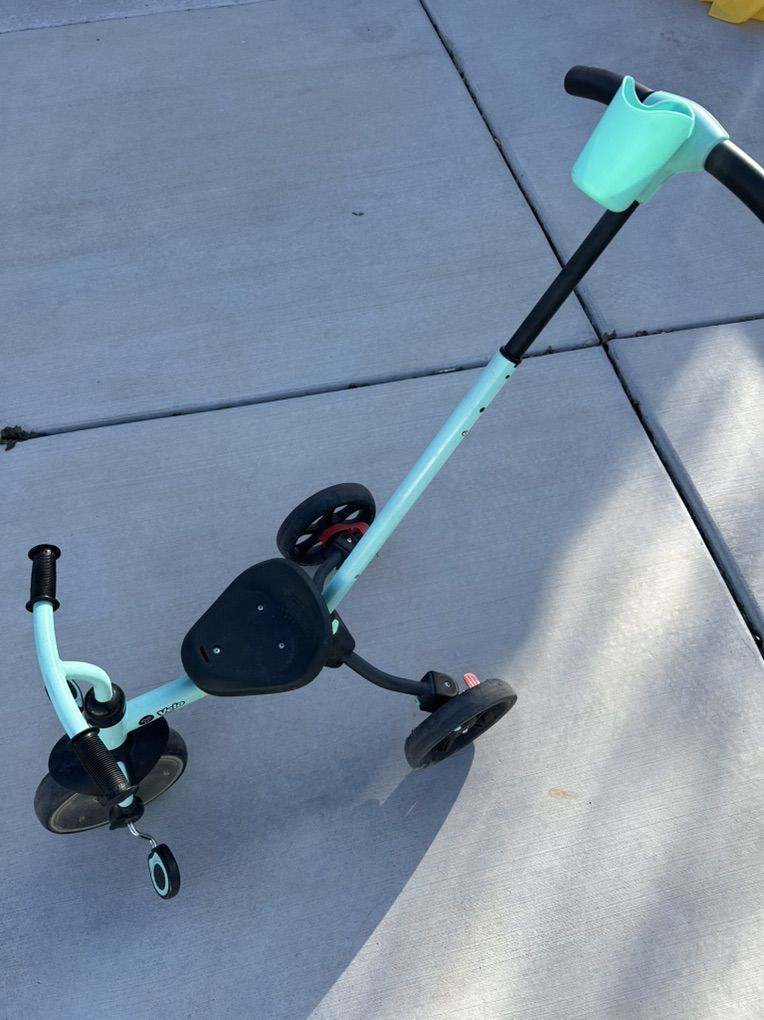 Tricycle With Push Handle