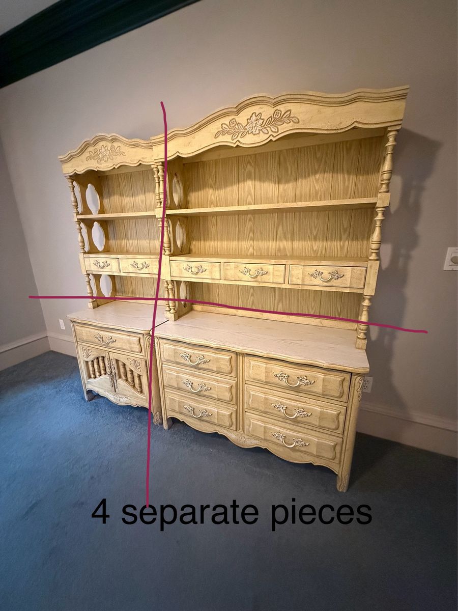 Dixie cabaret country French Yellow Bookshelves / Shelving Units