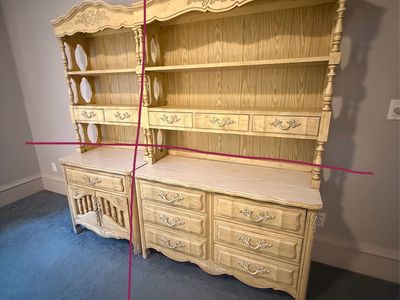 Dixie cabaret country French Yellow Bookshelves / Shelving Units