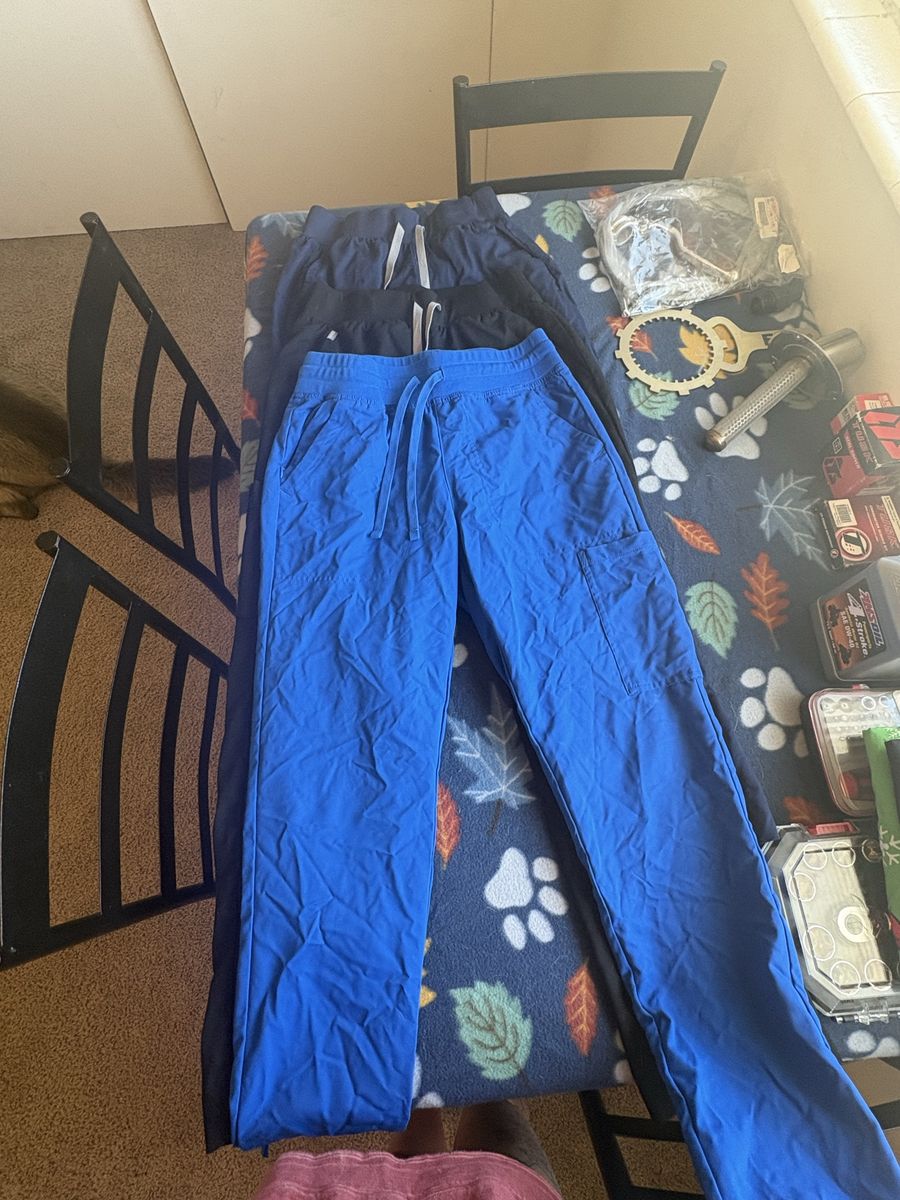 Mickey Mouse & Friends Christmas, GT Navy blue & Royal Blue Pants Set - Size Small