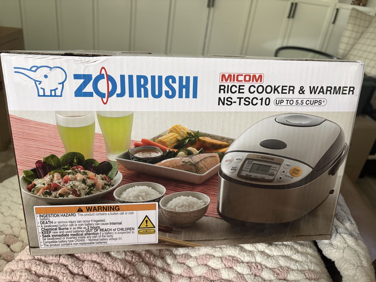 Brand New Zojirushi NS-TSC10 Micom Rice Cooker (5.5 Cup) – Factory Sealed