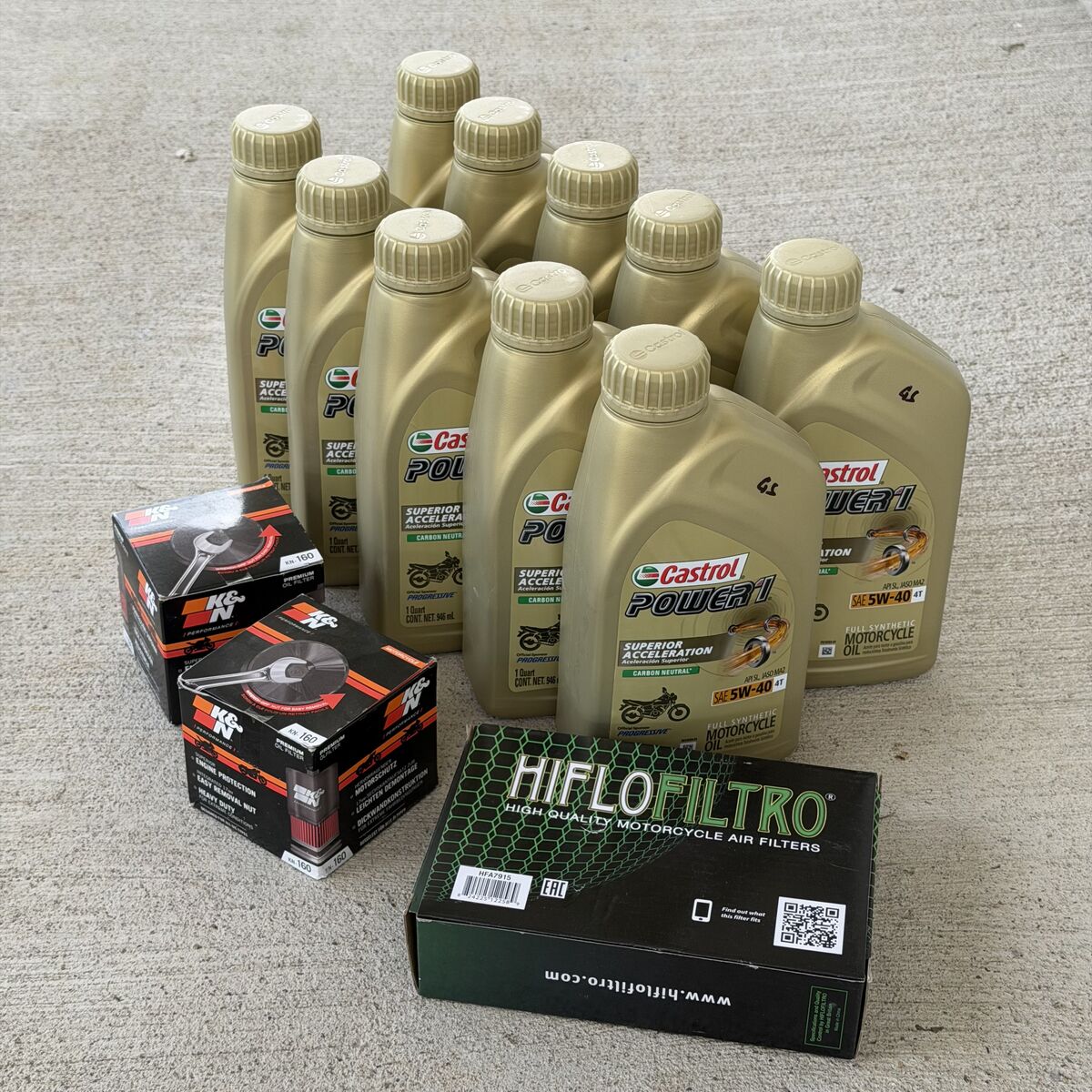 Oil and Filters for BMW R1200GS R1250GS WC