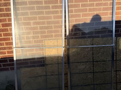 2 shower glass doors. FREE