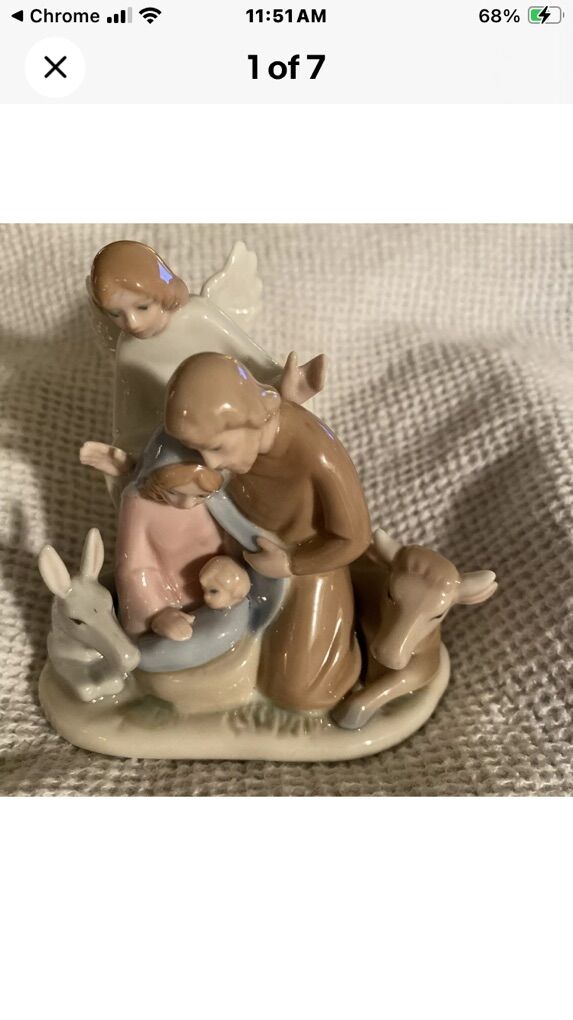 Like New Cosmos Fine Porcelain Nativity