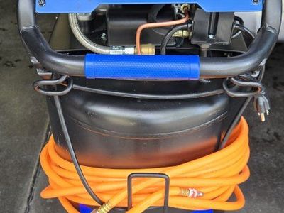 KOBALT Quiet Tech 26 Gallon 150 PSI Portable Electric Air Compressor, Oil-Free, 1.8 HP