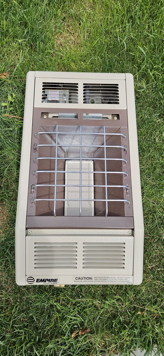 Propane heater-wall unit