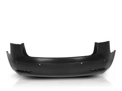 PIT66 Tesla Model 3 Rear Bumper Cover with Sensor Holes, Black, 2017-2022 Models
