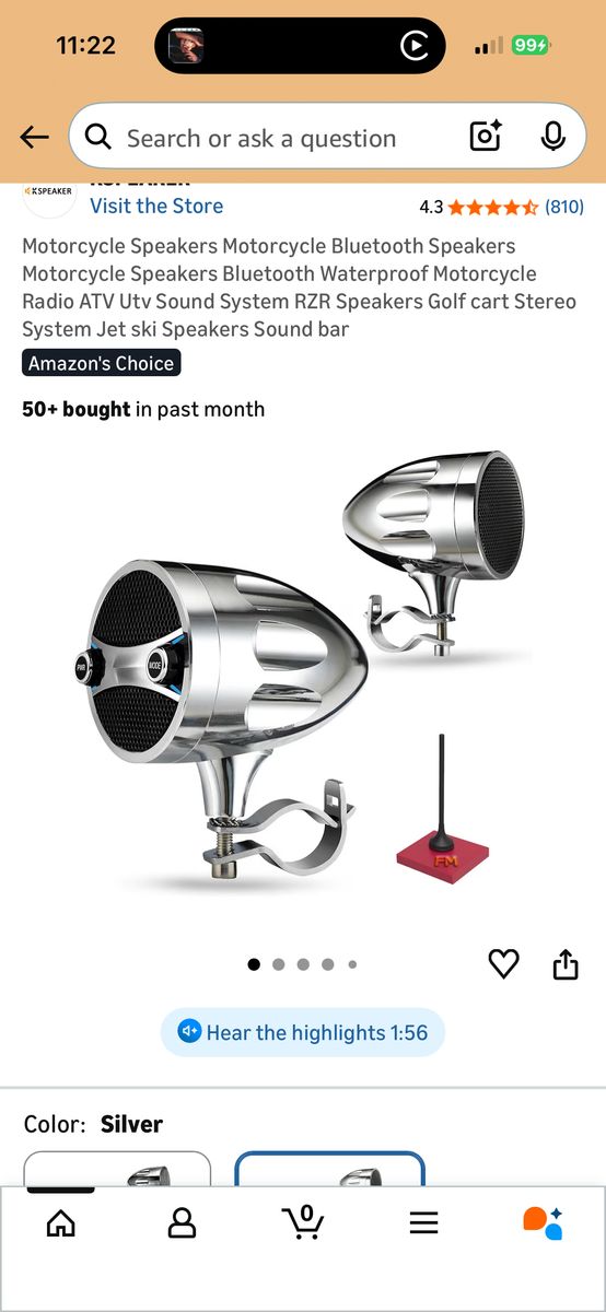 Bluetooth Motorcycle Speakers