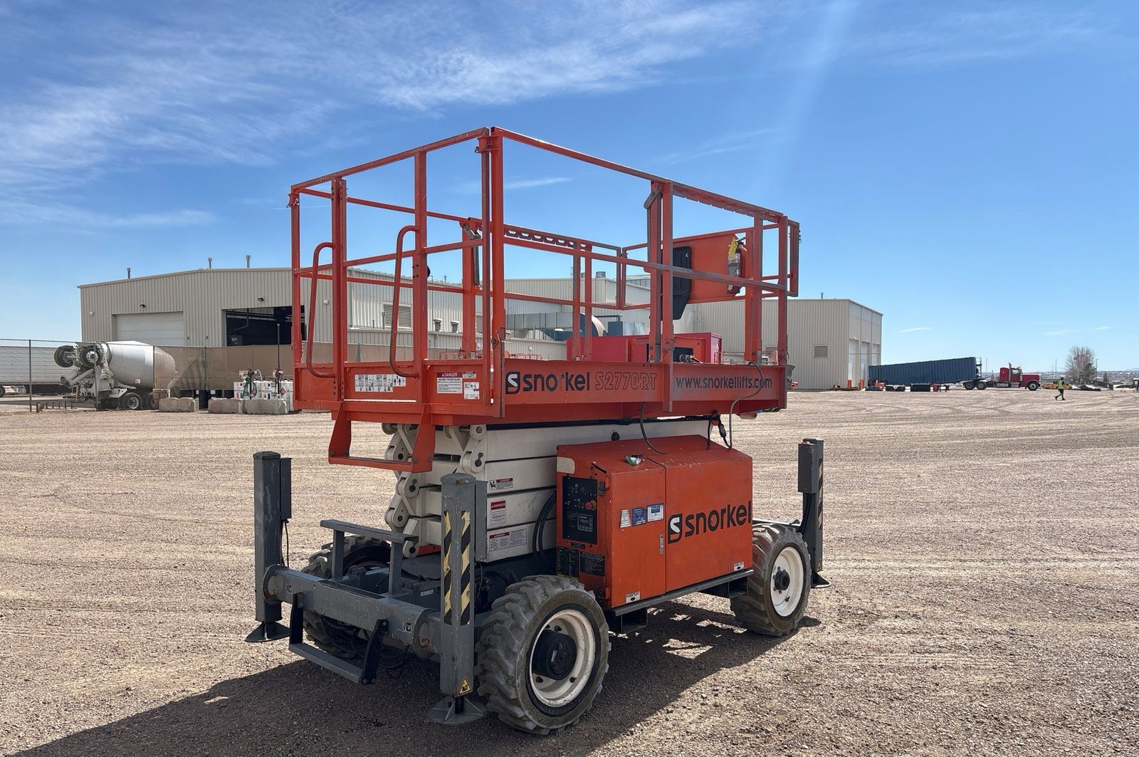 2019 Snorkel S2770 Rough Terrain, Diesel Scissor Lift