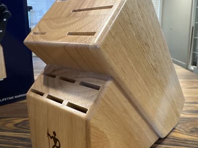 HENCKELS Premium Quality 12 Slot Hardwood Block