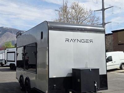 8x18 / 8.5x18 10K Toy Hauler Travel Trailer Fridge/Microwave TRIPLE TENT!!! RAYNGER 2026