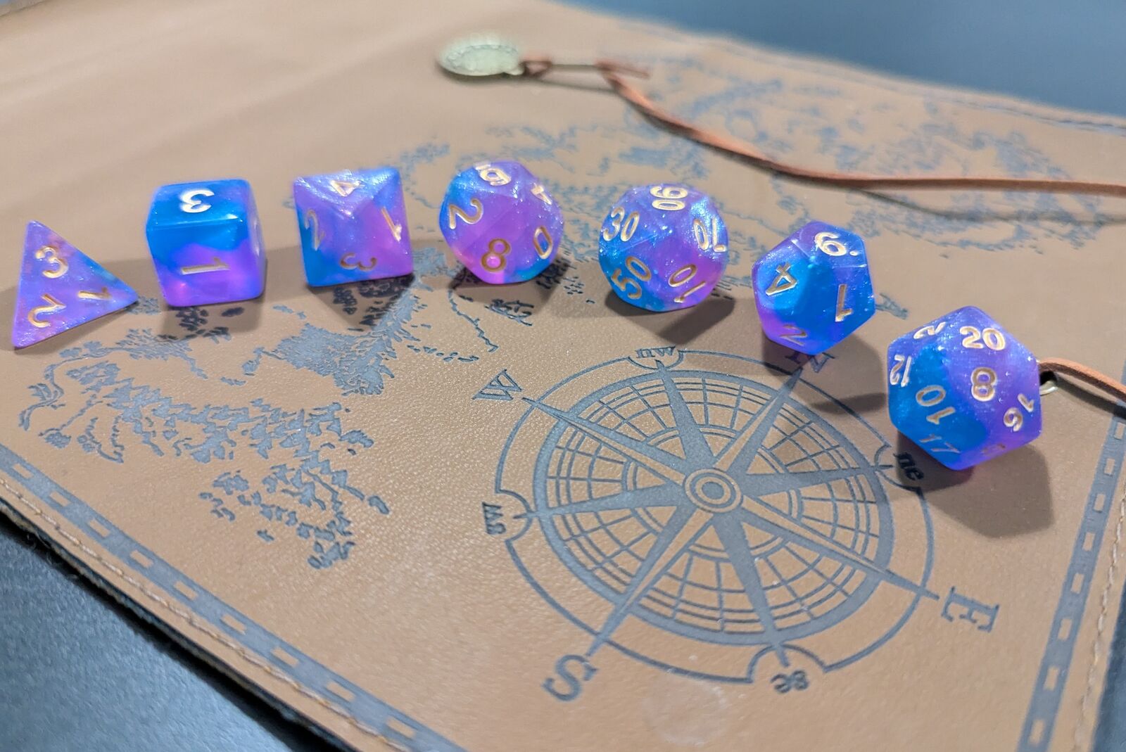 $8/$4 Beautiful D&D d20 Tabletop TTRPG Dice!