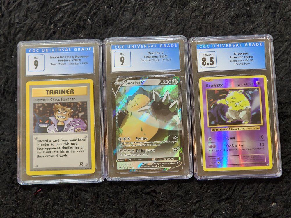 Pokémon CGC graded cards