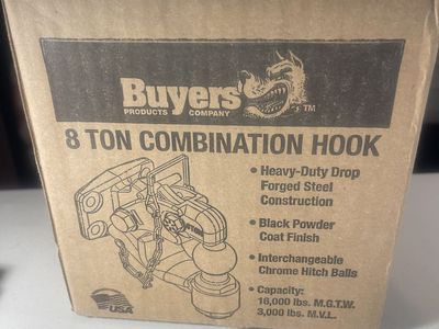 Pintle Hook and 2” Ball combination Hitch