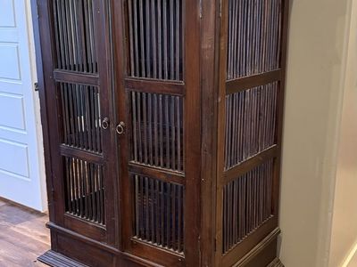 Vintage Indonesian Teak armoire