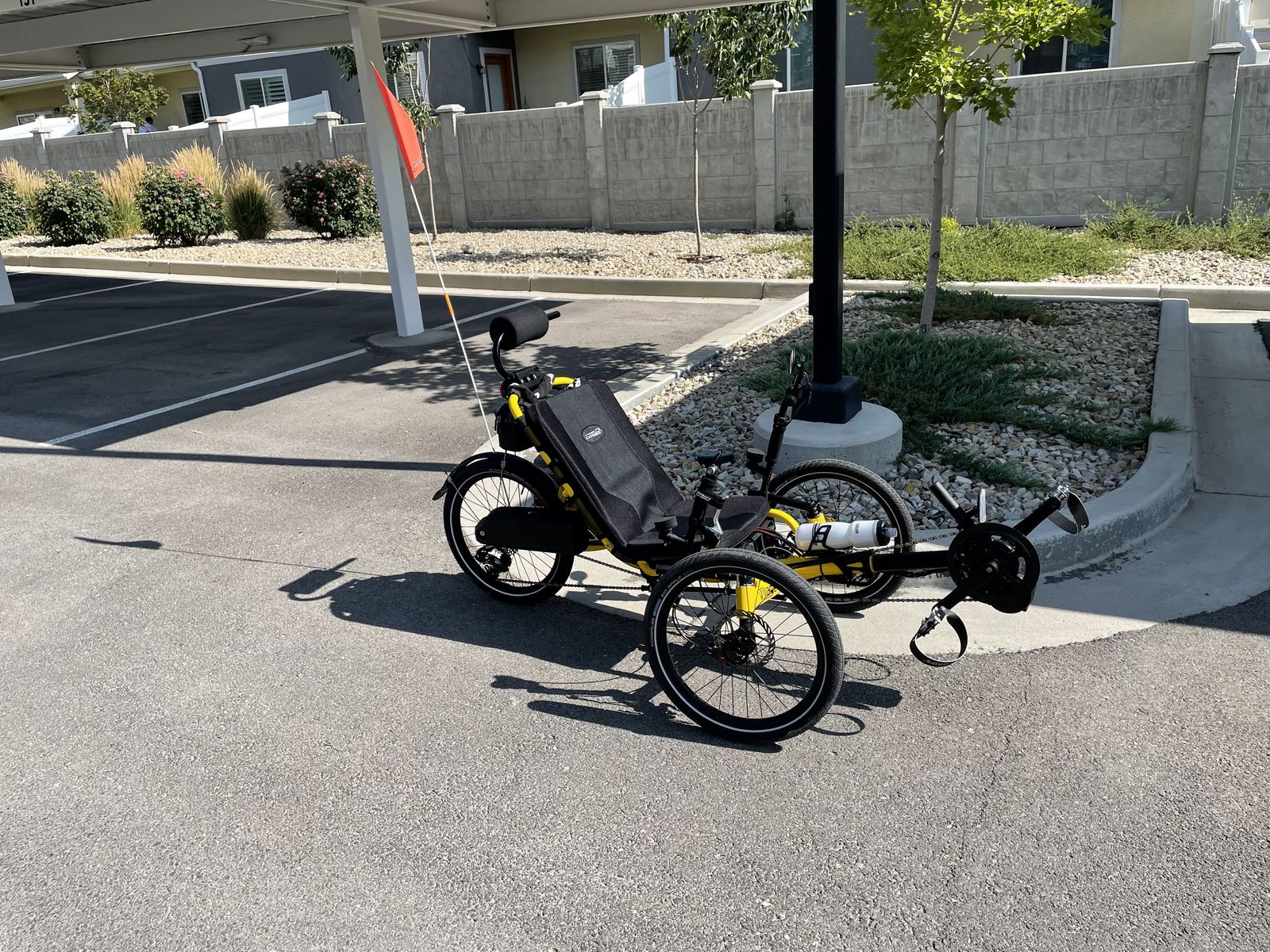 E-recumbent bike