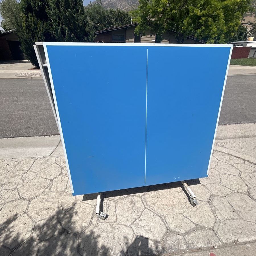 Outdoor Folding Ping Pong Table - Blue Table Tennis