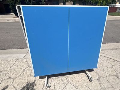 Outdoor Folding Ping Pong Table - Blue Table Tennis