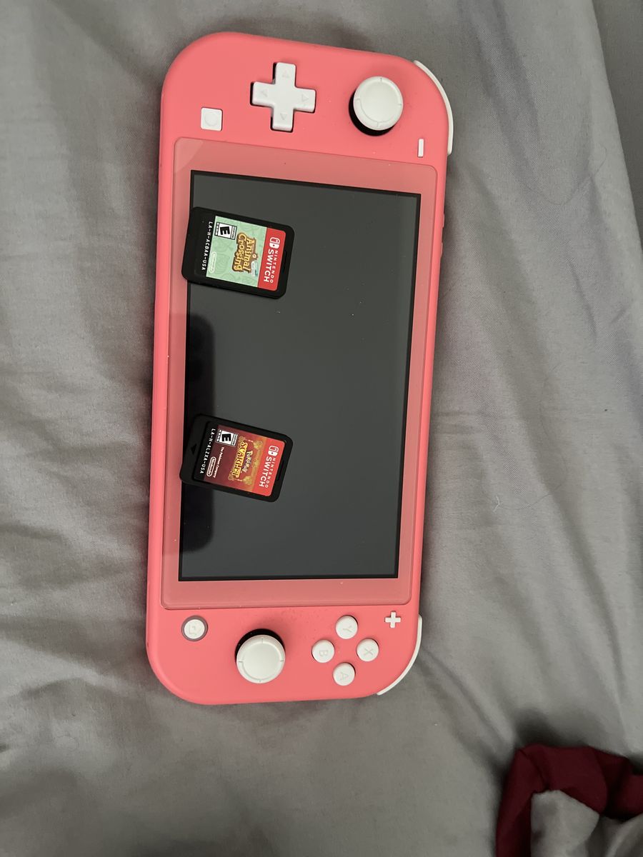 Nintendo Lite (Coral) + Games