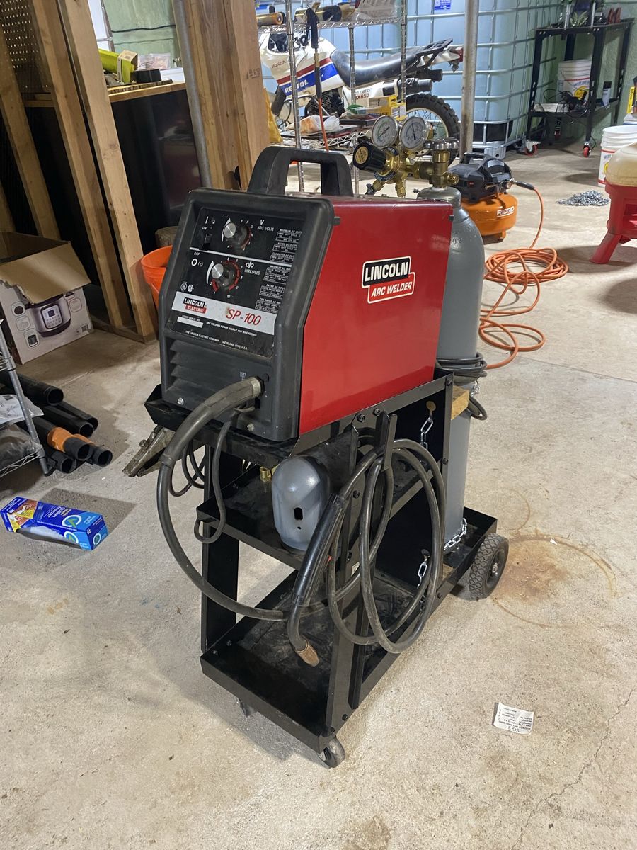 Lincoln SP-100 Welding Setup