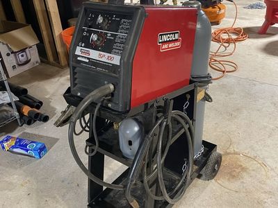 Lincoln SP-100 Welding Setup