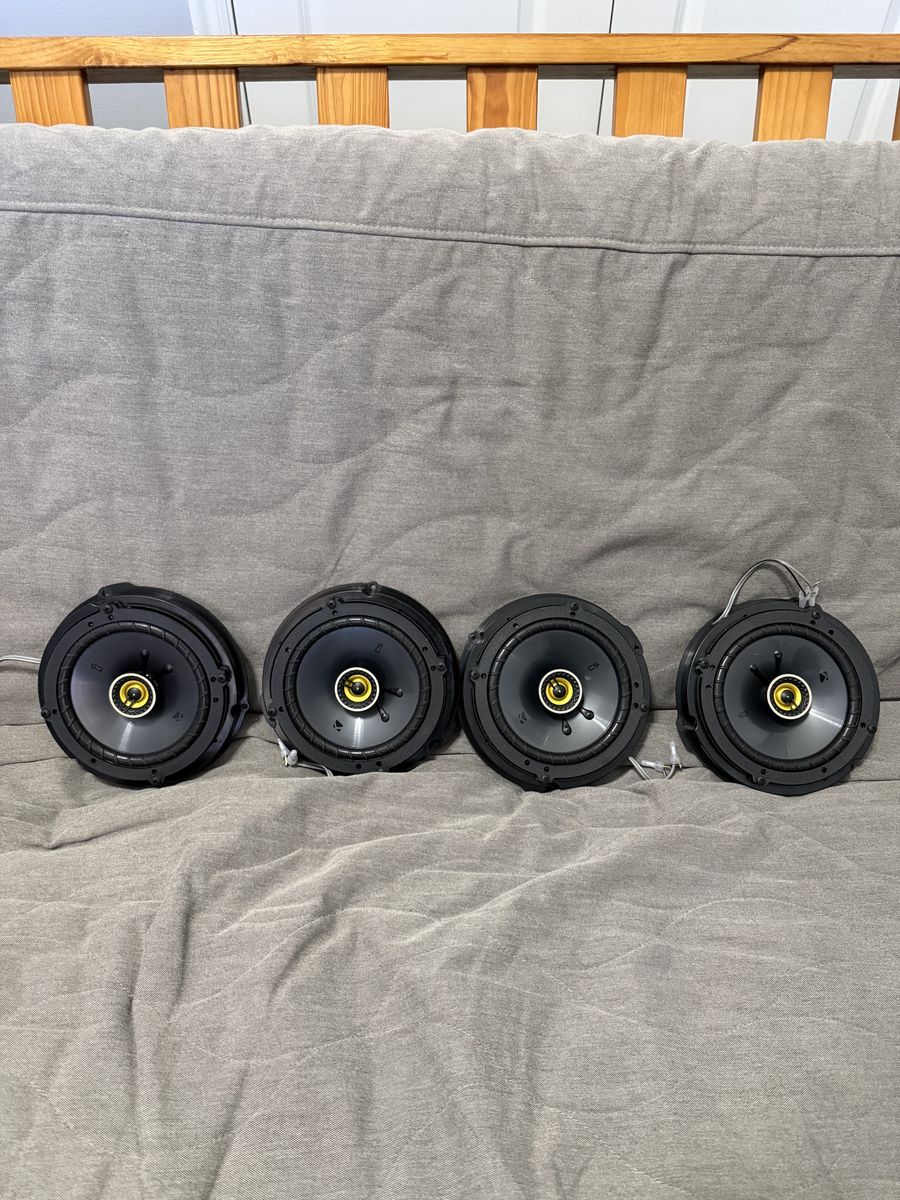 Brand-New Kicker CSC65 6.5-inch Aftermarket Car Speakers (4-Count)