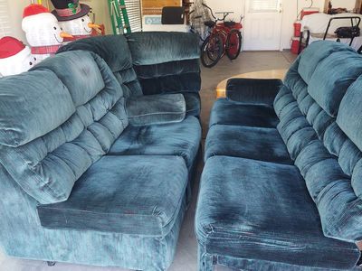 Free 3 piece sofa and Table