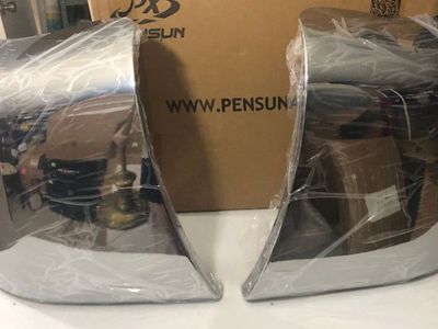 New Chrome Bumper Corners for Freightliner Columbia (2002-2011) - Pair