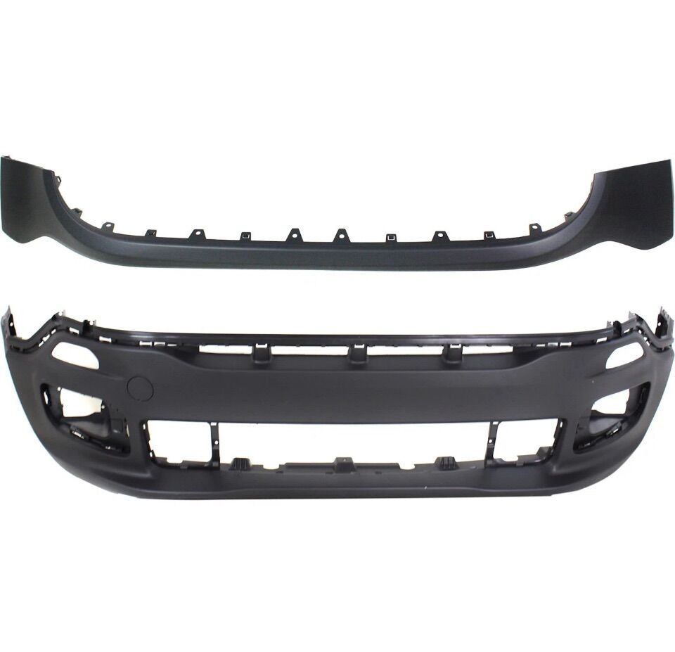 New 15-18 Jeep Renegade 2 Piece Front Bumper Cover