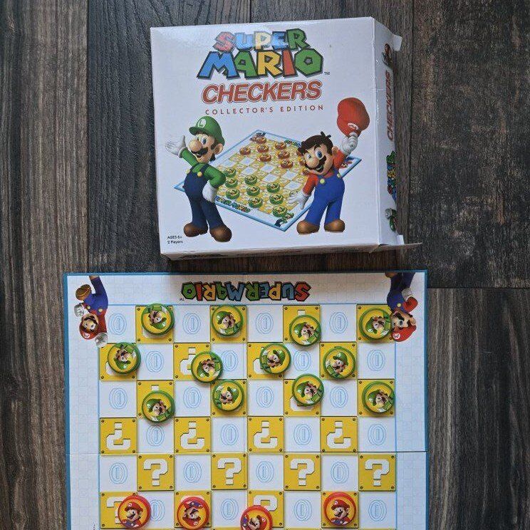 SUPER MARIO CHECKERS