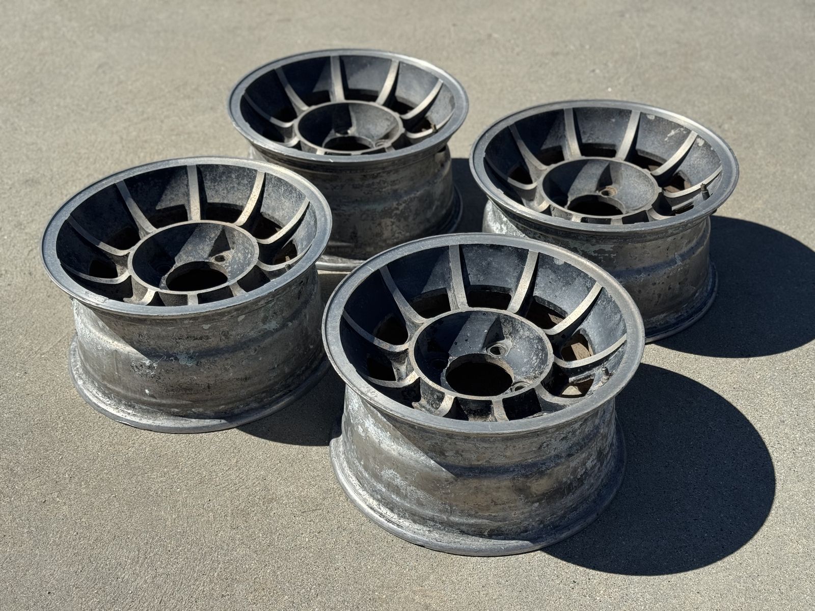 Vintage Western Turbine Rims, 14x7, 4x4.5 (114.3)
