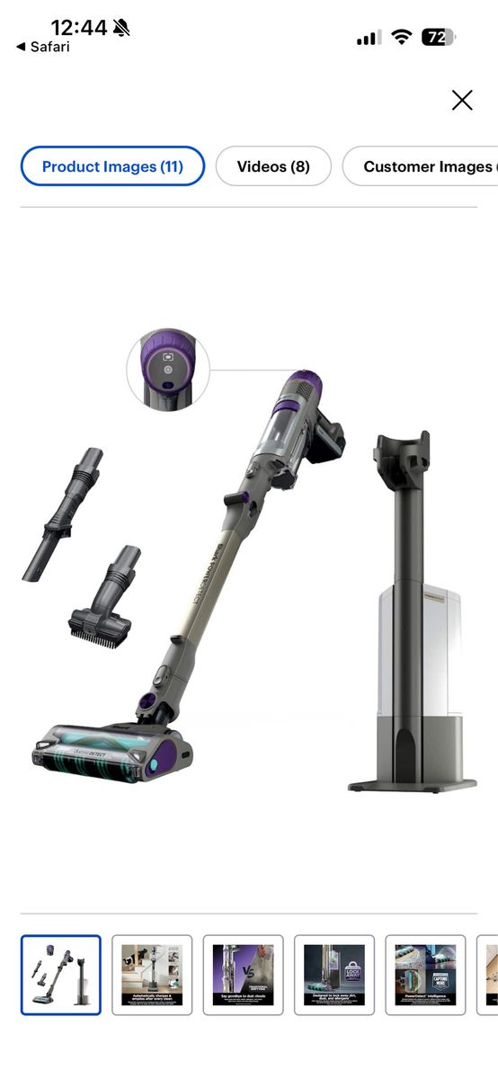Shark stick vacuum self emptying brand new