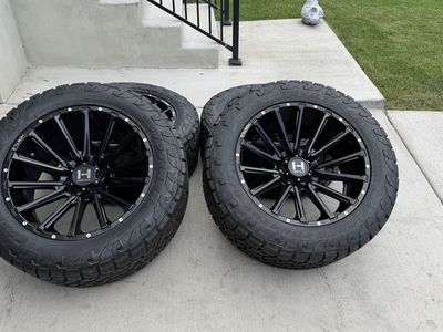 Chevy GMC Dodge Toyota Rims and Tires 35/12.50R22 Toyo AT3