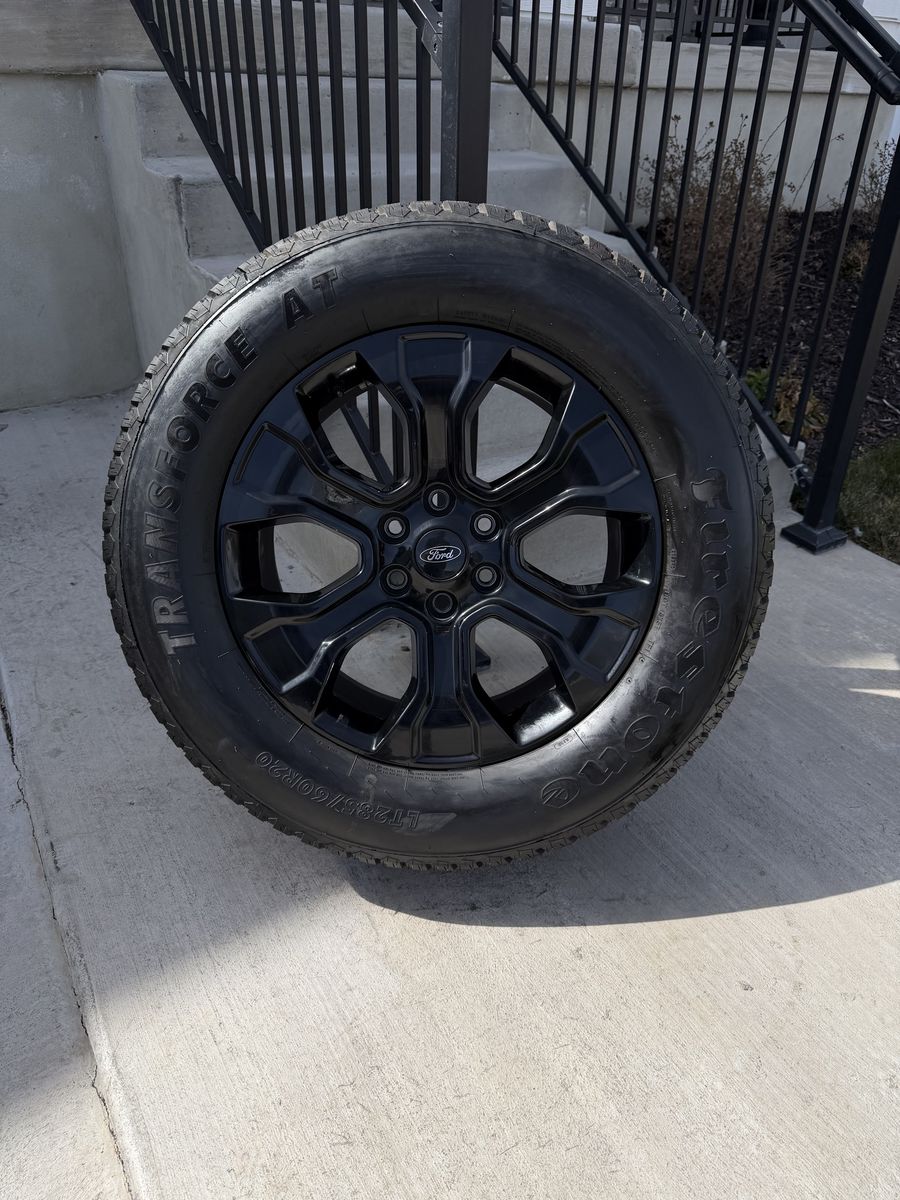 Ford F150 Rims and Tires 285/60R20 Firestone