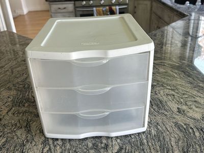 3 Drawer Sterlite containers