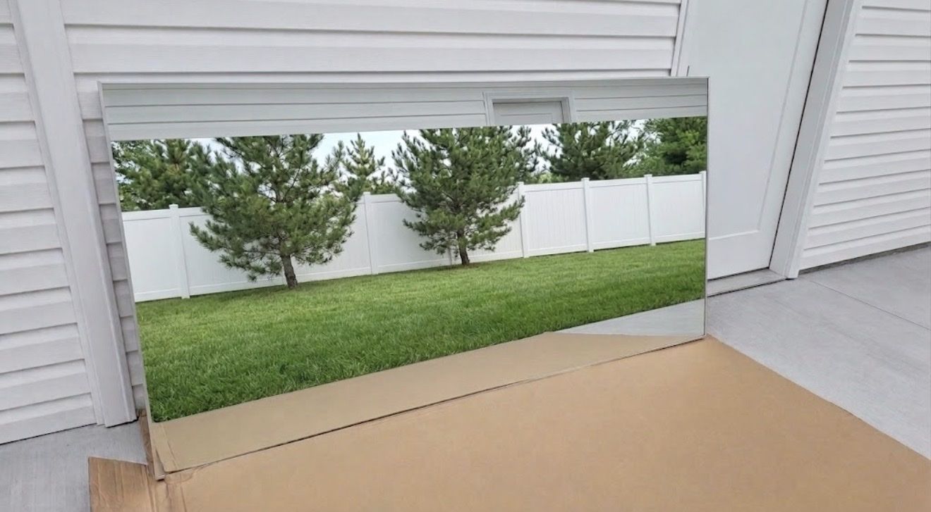 Massive BRIVUE 81" x 41" Full-Length Glassless Mirror – Standing / Wall Leaning