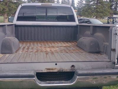 02 Dodge Ram 2500 Silver Truck Bed Assembly with Tailgate and Bumper
