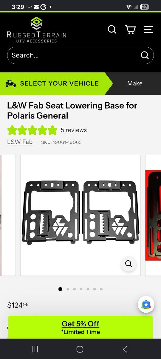 polaris general seat lowering kit