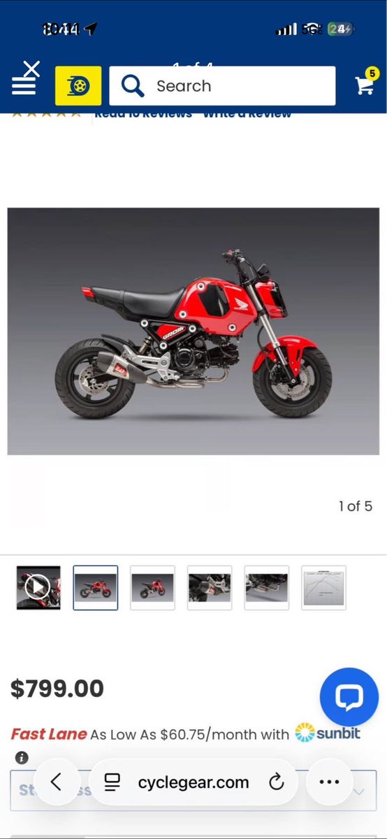 Yoshimura RS-9T Loop Exhaust Honda Grom