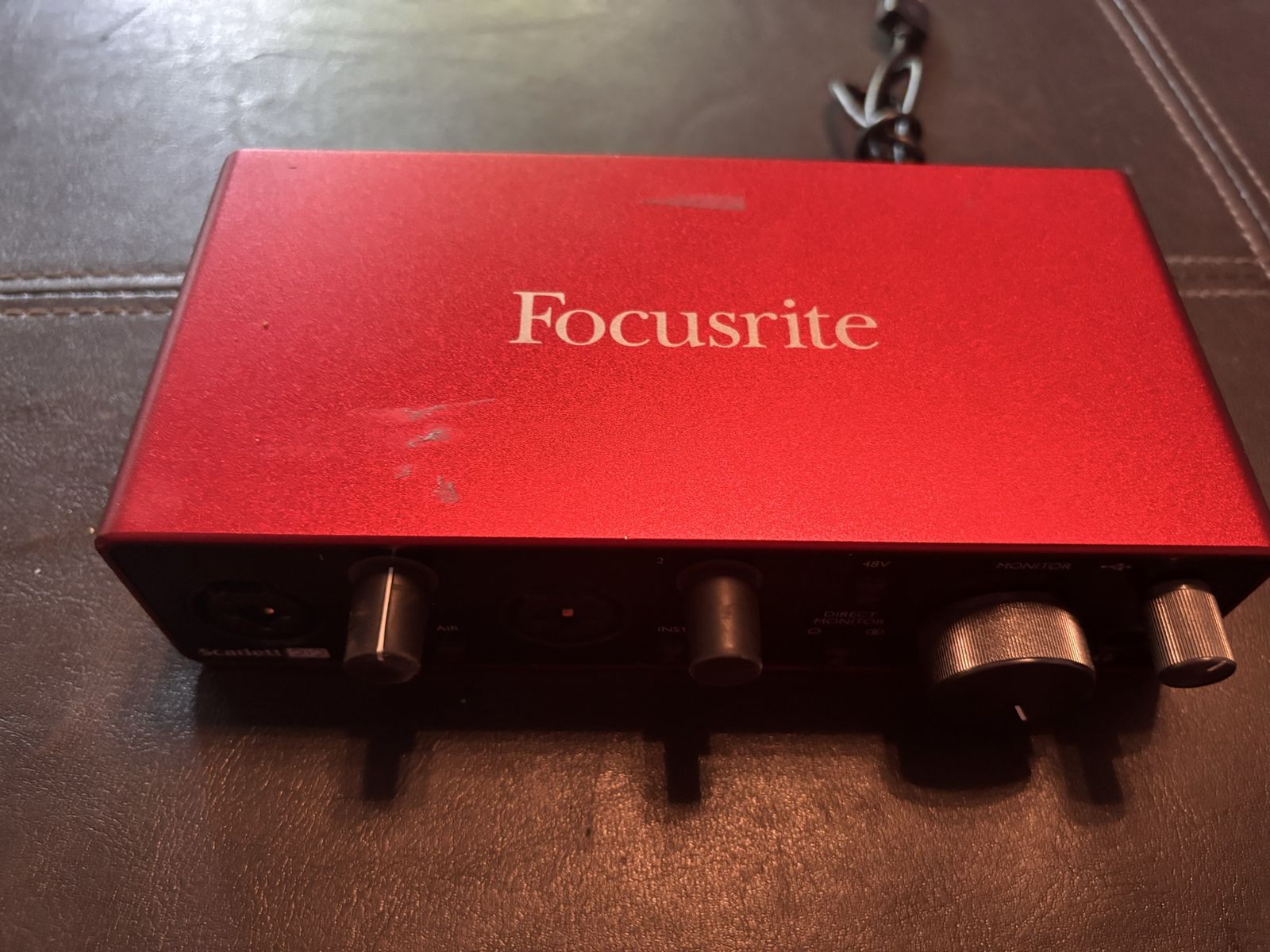Focusrite Scarlett 2i2 USB Audio Interface - 3rd Gen, Red