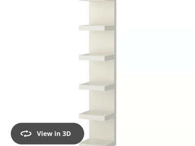 IKEA LACK Tall White Wall Shelf Unit - New in Box