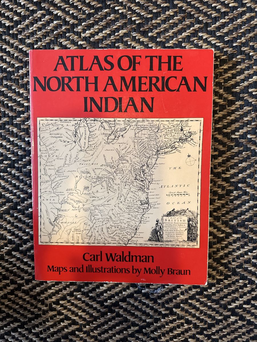 Atlas of the North American Indian by Carl Waldman Paperback Book