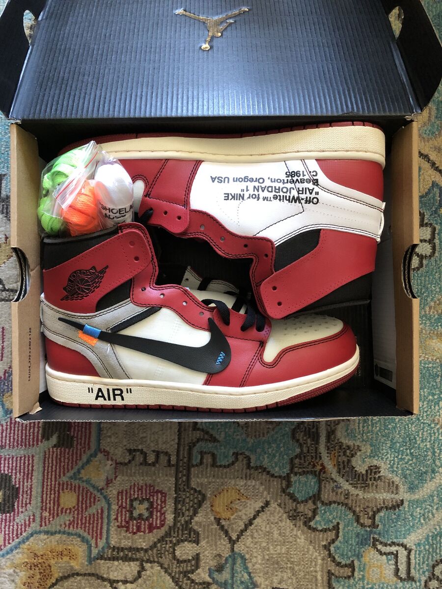Size 9.5 - Jordan 1 Retro OG x Off-White High Chicago replicas