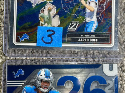 Detroit Lions raw mint sports trading cards $3-$5