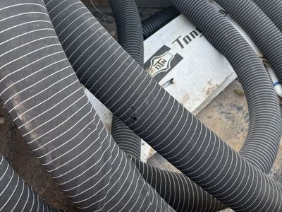 3 inch drain pipe, perforated, filter sock