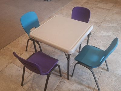 Lifetime kids table and chairs