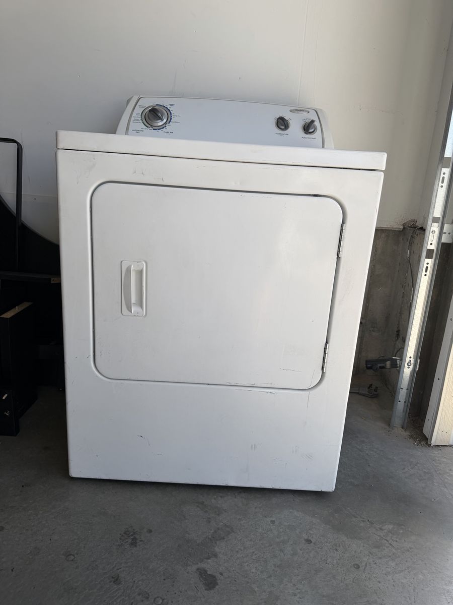 Whirlpool White Top Load Electric Dryer - Used