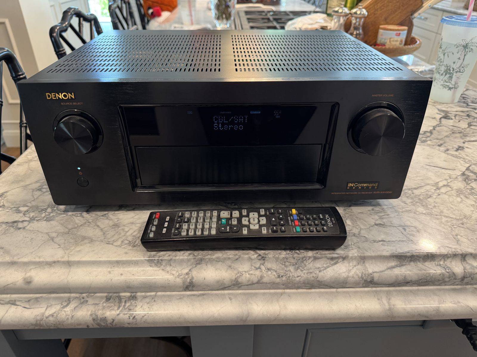 POLK AUDIO 5.1 HOME THEATER SYSTEM + DENON RECEIVER