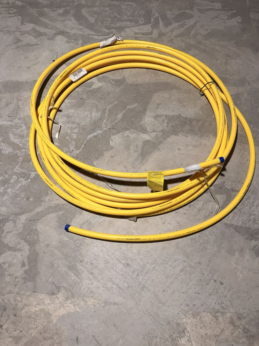 3/4” IPS Underground Yellow Poly Gas Pipe - Flexible Roll